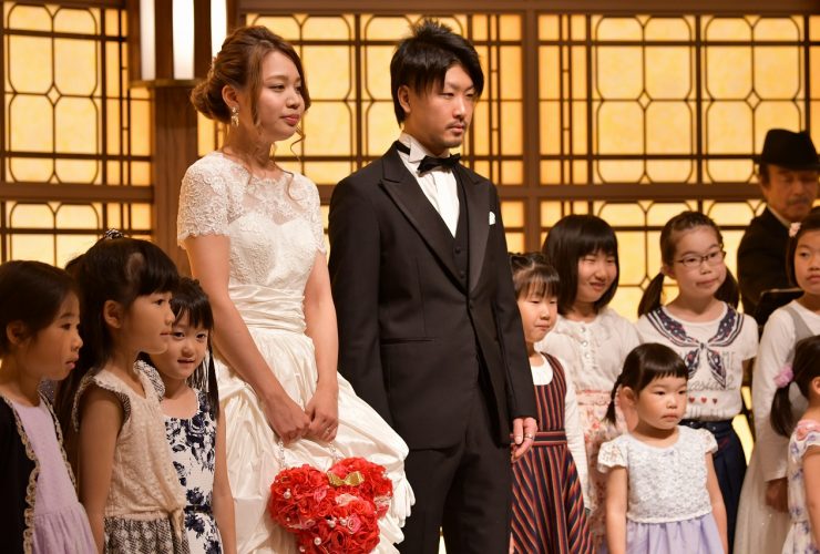 岐阜の結婚式場でウエディングの子どもお仕事体験