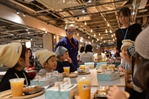 守山のおはぎカフェで子どもお仕事体験